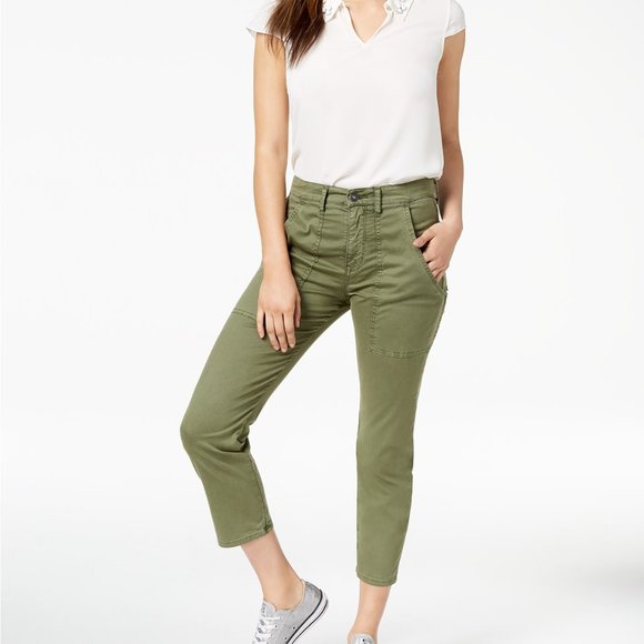 Hudson Jeans  Leverage Cropped Pants - Picture 1 of 6